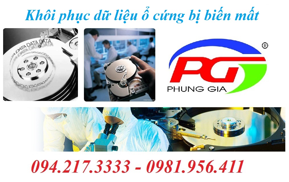 Dữ liệu trong ổ cứng bị biến mất - Ở đâu nhận khôi phục?