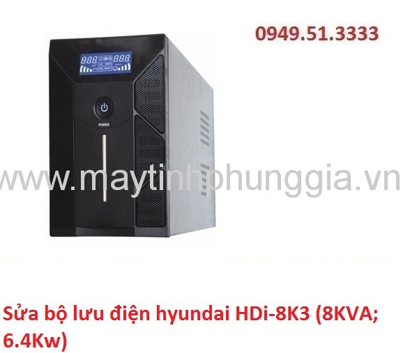Sửa bộ lưu điện hyundai HDi-8K3 (8KVA; 6.4Kw)