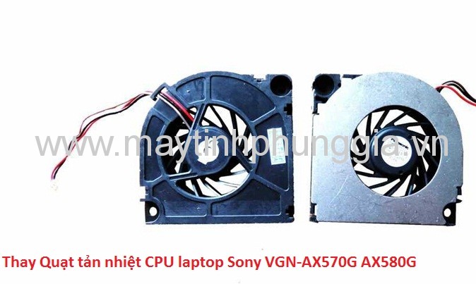 Quạt tản nhiệt laptop Sony VGN-AX570G AX580G