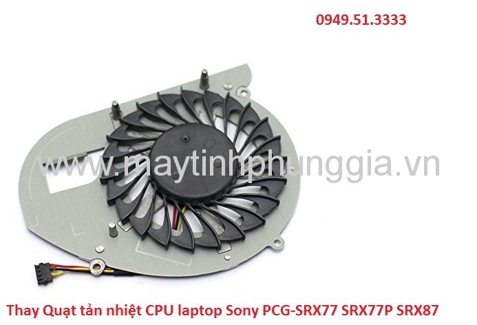 Quạt tản nhiệt laptop Sony PCG-SRX77 SRX77P SRX87