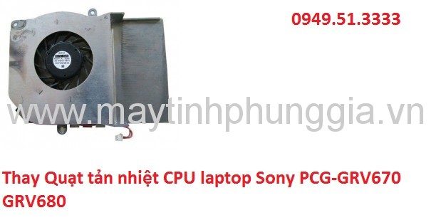 Quạt tản nhiệt laptop Sony PCG-GRV670 GRV680