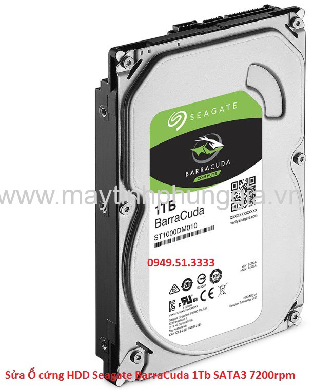 Sửa Ổ cứng HDD Seagate BarraCuda 1Tb SATA3 7200rpm
