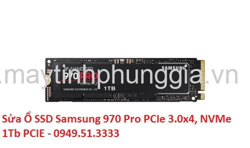 Sửa Ổ SSD Samsung 970 Pro PCIe 3.0x4, NVMe 1Tb PCIE