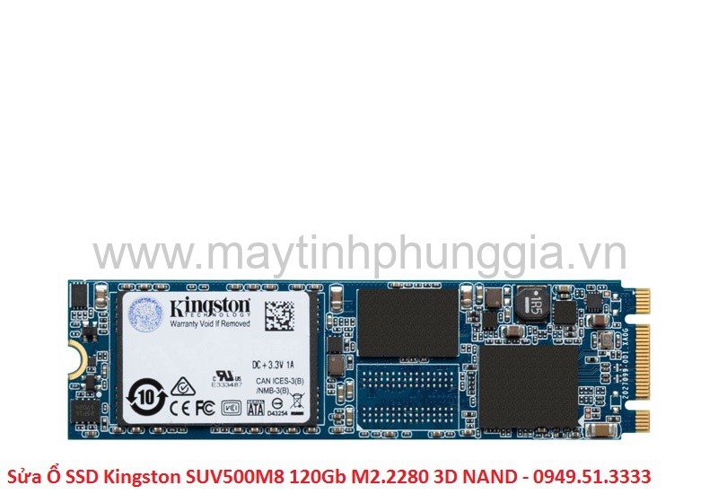 Sửa Ổ SSD Kingston SUV500M8 120Gb M2.2280 3D NAND