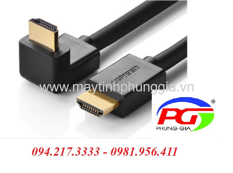 Dây HDMI bẻ góc Vention 2.5m VAA D01 B250