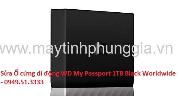 Sửa Ổ cứng di động WD My Passport 1TB Black Worldwide