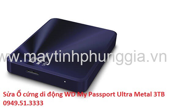 Sửa Ổ cứng di động WD My Passport Ultra Metal 3TB