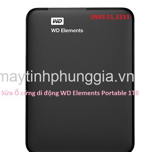 Sửa Ổ cứng di động WD Elements Portable 1TB