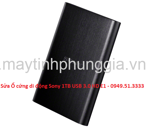 Sửa Ổ cứng di động Sony 1TB USB 3.0 HD E1