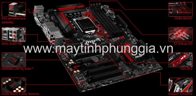 Bán Mainboard Msi B150 Gaming M3 Cũ Uy Tín Cao Tại Hà Nội