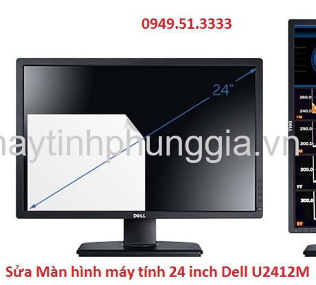 Sửa Màn hình máy tính 24 inch Dell U2412M Ultrasharp LED IPS