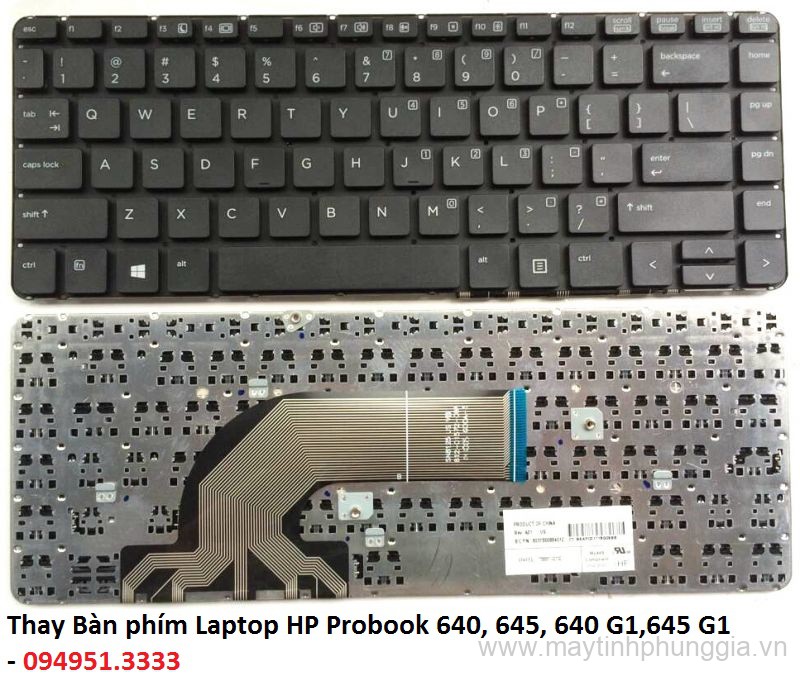 Thay Bàn phím Laptop HP Probook 640, 645, 640 G1,645 G1