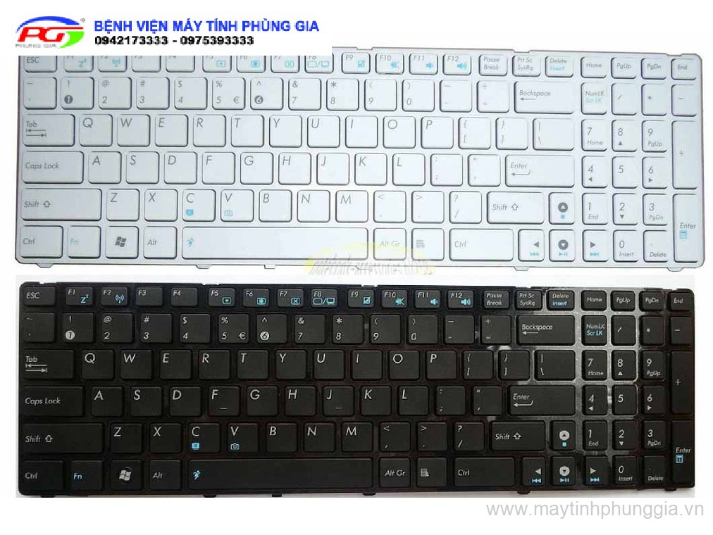 Thay Bàn phím laptop Asus A53T A53S A53TK A53SD A53