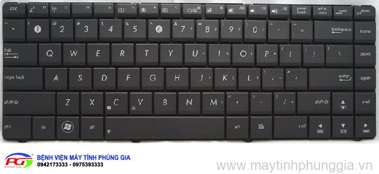 Thay Bàn phím laptop Asus X44H X44C X44 X43 X43S