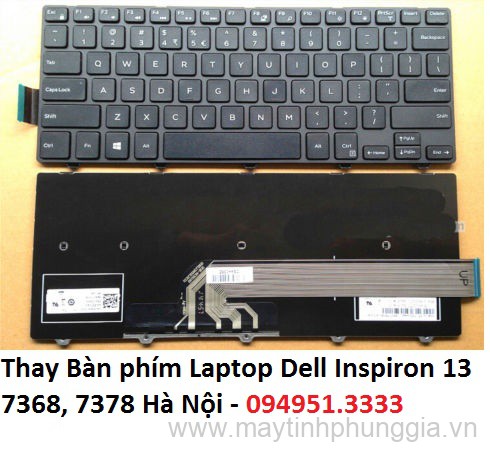 Thay Bàn phím Laptop Dell Inspiron 13 7368, 7378