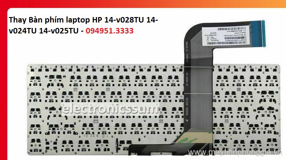 Thay Bàn phím laptop HP 14-v028TU 14-v024TU 14-v025TU