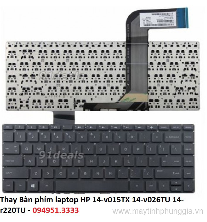 Thay Bàn phím laptop HP 14-v015TX 14-v026TU 14-r220TU
