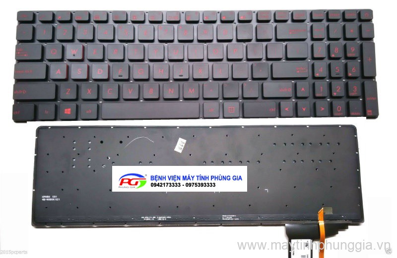 Thay Bàn phím Laptop Asus Gaming GL552V ,GL552J, GL552VX, GL552VL GL552