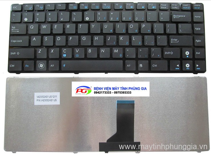 Thay Bàn phím Laptop Asus K43 K43E K43S K43SD K43SJ