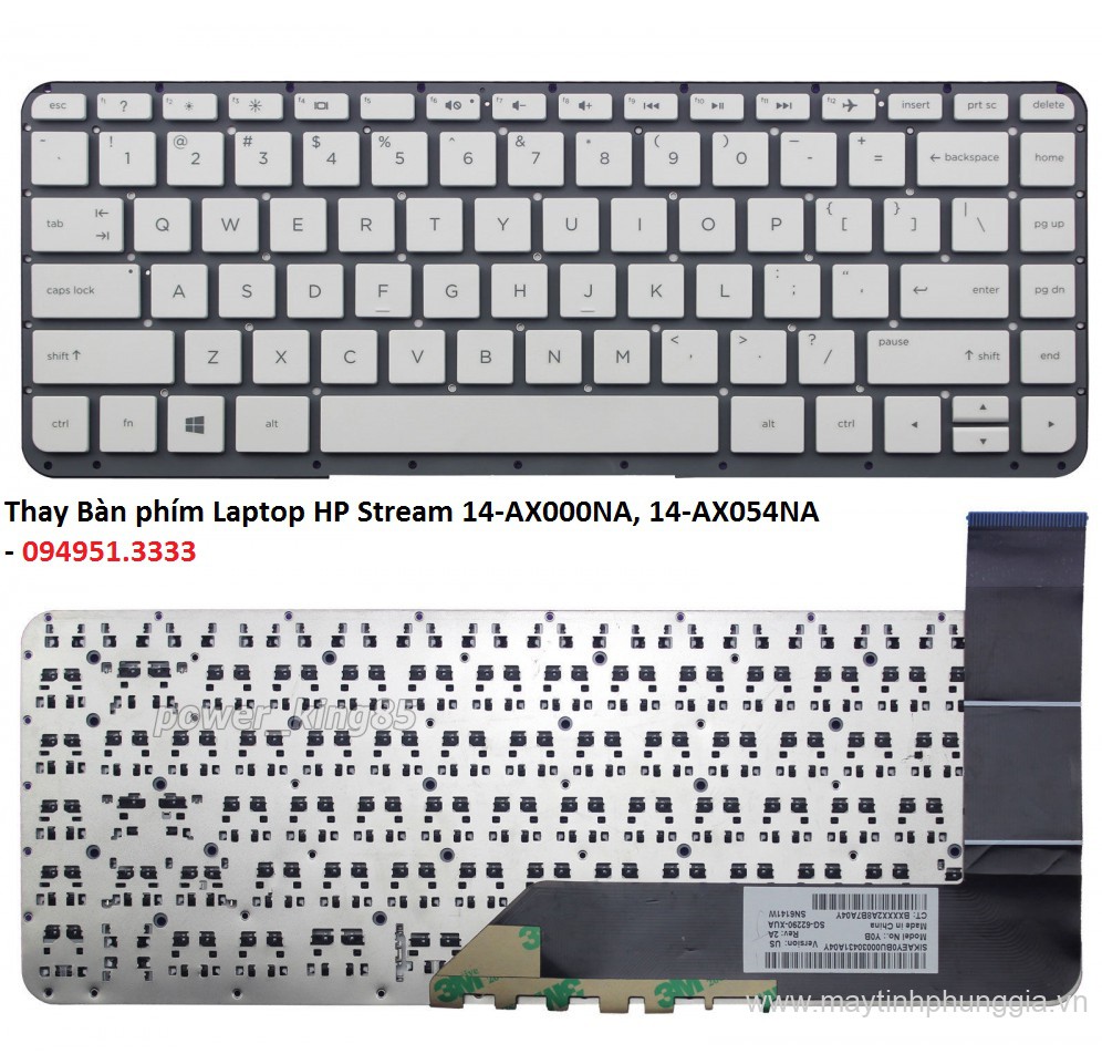 Thay Bàn phím Laptop HP Stream 14-AX000NA, 14-AX054NA