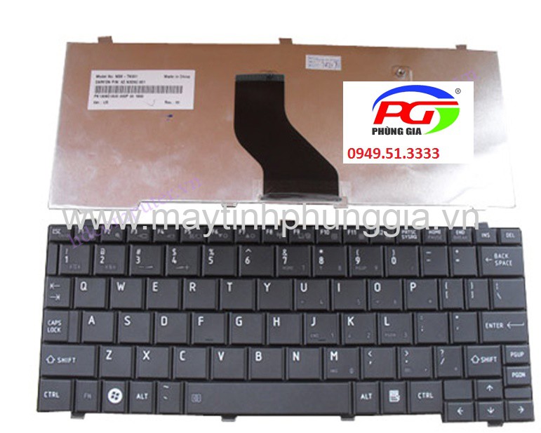 Thay Bàn phím Laptop Toshiba G50, P300, L350, L500