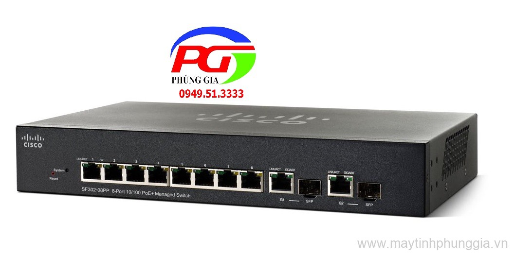 Cung cấp dịch vụ sửa Cisco SF352-08P-K9-EU tại Hà Nội