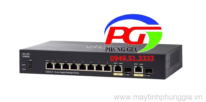 Ở đâu sửa Cisco SG350-10-K9-EU tay nghề cao lâu năm