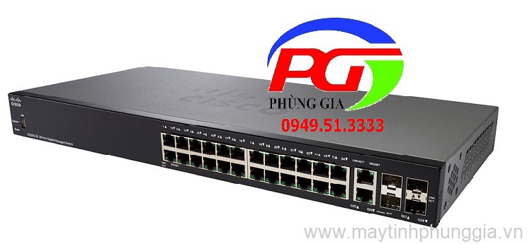 Dịch vụ sửa Cisco SG350-28MP-K9-EU chăm sóc tận nơi