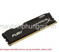 Ram Kingston 4Gb DDR4 2133 cho cây máy tính để bàn