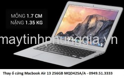 Thay ổ cứng Macbook Air 13 256GB MQD42SA/A