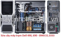 Sửa cây máy trạm Dell 490, 690