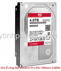 Sửa Ổ cứng Nas Western Pro 4Tb 7200rpm 128Mb