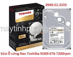 Địa Chỉ Sửa Ổ cứng Nas Toshiba N300 6Tb 7200rpm 128Mb