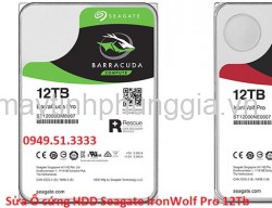 Sửa Ổ cứng HDD Seagate IronWolf Pro 12Tb 256MB cache