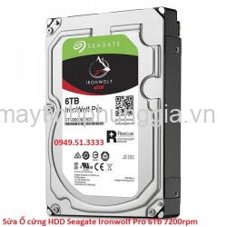 Chuyên Sửa Ổ cứng HDD Seagate Ironwolf Pro 6Tb 7200rpm