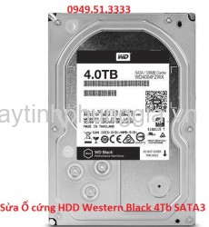 Chuyên Nhận Sửa Ổ cứng HDD Western Black 4Tb SATA3 7200rpm