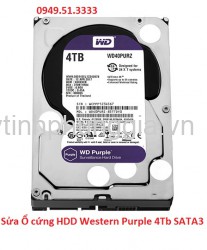 Chuyên sửa Ổ cứng HDD Western Purple 4Tb SATA3 5400rpm