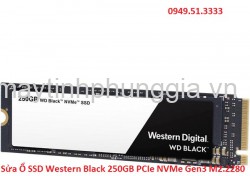 Sửa Ổ SSD Western Black 250GB PCIe NVMe Gen3 M2.2280