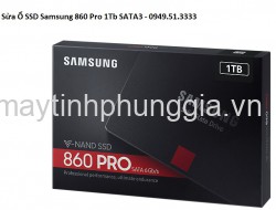 Sửa Ổ SSD Samsung 860 Pro 1Tb SATA3