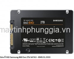 Sửa Ổ SSD Samsung 860 Evo 2Tb SATA3