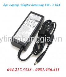 Sạc Adapter Laptop Samsung 19V 3.16A