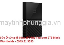 Sửa Ổ cứng di động WD My Passport 2TB Black Worldwide