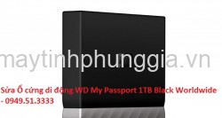 Sửa Ổ cứng di động WD My Passport 1TB Black Worldwide