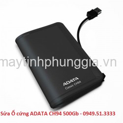 Sửa Ổ cứng di động ADATA CH94 500Gb