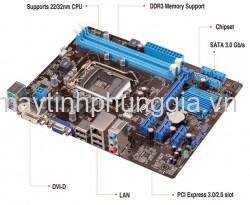 MAINBOARD ASUS H61M-K cũ