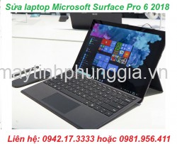 Sửa Laptop Microsoft Surface Pro 6 2018, 12.3 Inch