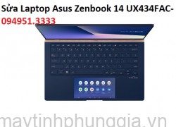 Sửa Laptop Asus Zenbook 14 UX434FAC-A6064T Core i5-10210U