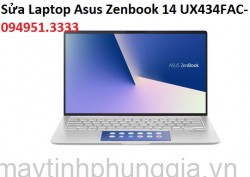 Sửa Laptop Asus Zenbook 14 UX434FAC-A6116T Core i5-10210U