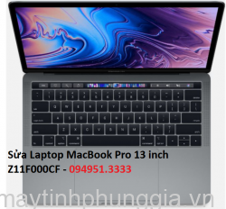 Sửa Laptop MacBook Pro 13 inch Z11F000CF, ổ cứng 512GB SSD