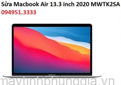 Sửa Laptop Macbook Air 13.3 inch 2020 MWTK2SA, Ổ cứng 256GB SSD